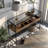 48.88'' Glass Top Console Table