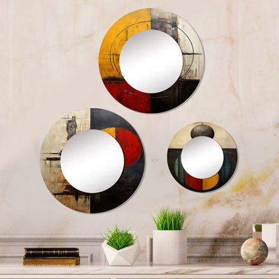 Greenhorn Metal Round Mirror