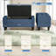 Rangement capitonné Sefton avec pieds en bois-987637165