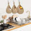 Paniers à fruits suspendus pour la cuisine, paquet de 3 paniers à fruits suspendus panier mural Boho, paniers de cuisine suspendus pour le rangement des fruits, légumes et oignons-1827369787