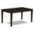 7 Piece Modern Dining Table Set Consist of a Rectangle Wooden Table and 6 Dining Room Chairs, 36x60 Inch, Cappuccino-194684227-250393696