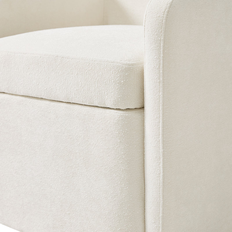 Gosselin 22.5''W Modern Moveable Dining Chair With Storage, Beige