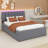 Dotta Upholstered Platform Bed-714379466-714379469