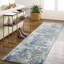 Wyona Power Loom Dark Blue/White/Charcoal Rug-1906908231