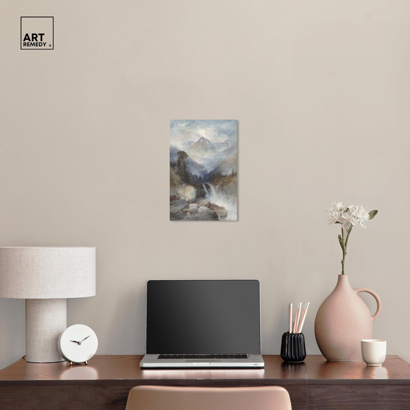 Mountain of Holy Cross Vintage Landscape Art on Canvas