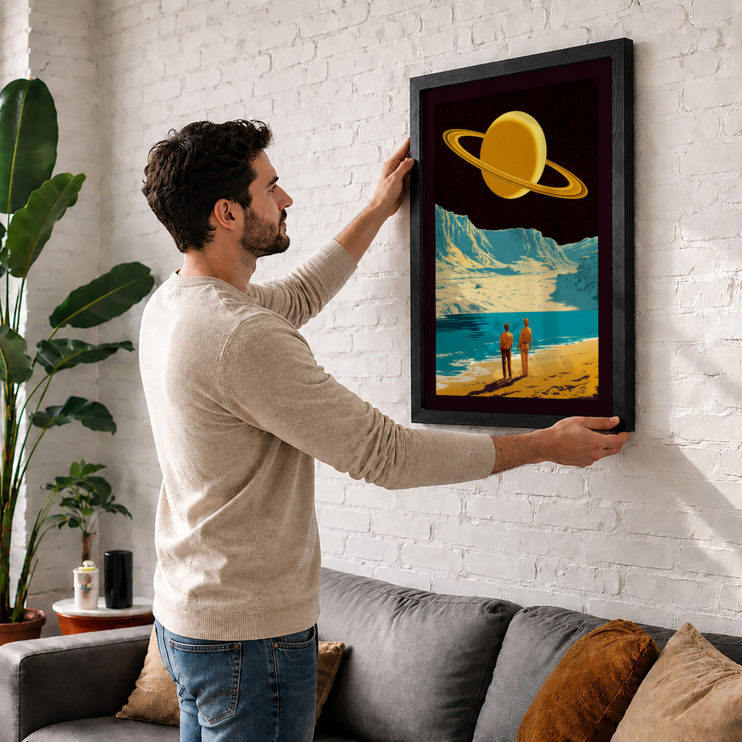 Alien World Wonder Fantasy & Sci-Fi - Framed Print