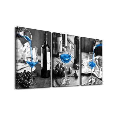 3 Piece Wrapped Canvas Wall Art