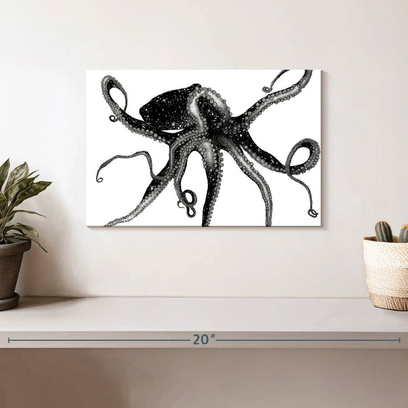 Brampt Cosmic Octopus, 8" H x 12" W