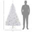 Sapin de Noël artificiel blanc 6 pi