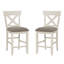 Chaise d'appoint rembourrée en laine Danian-1716910913