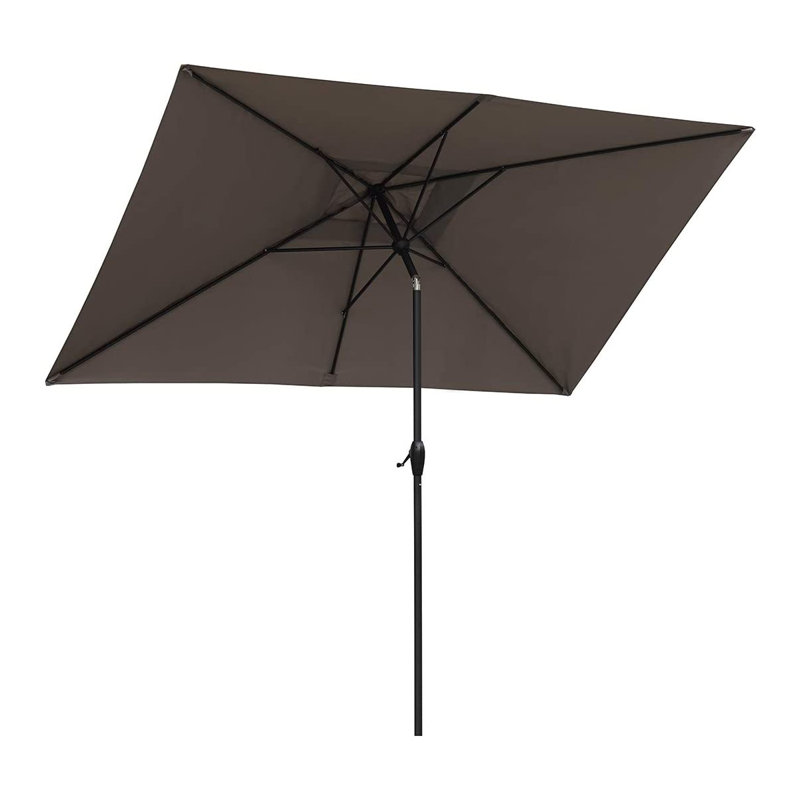 Celaya 300cm X 200cm Rectangular Balcony Parasol, Cappuccino