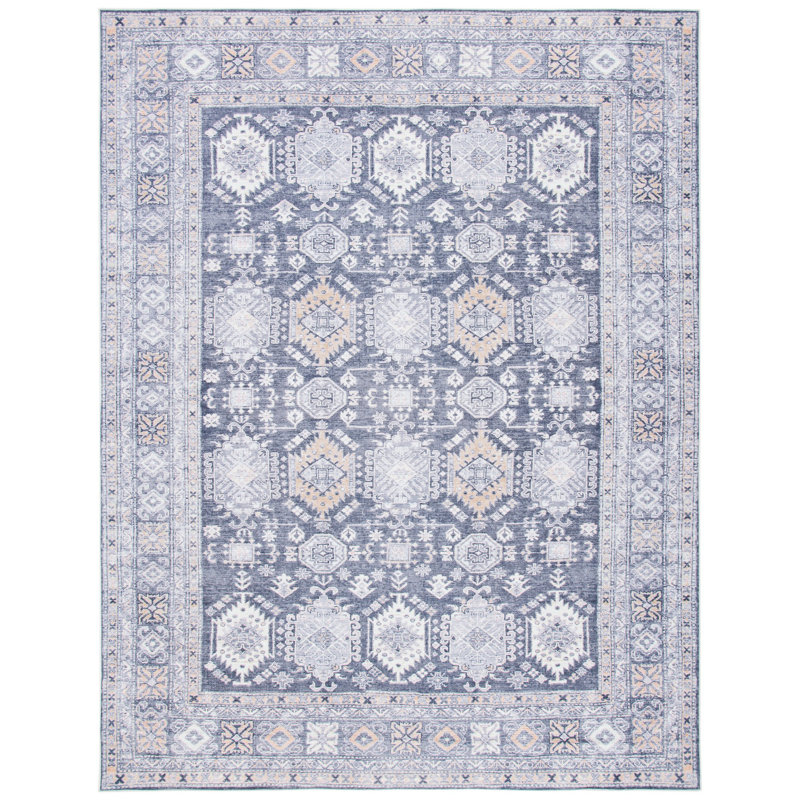 Brazzell Performance Machine Washable Oriental Rug, Rectangle 8' x 10'