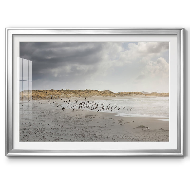 «Soaring», impression sur papier encadrée, H 19 po x l 27 po x P 1,5 po, Argent