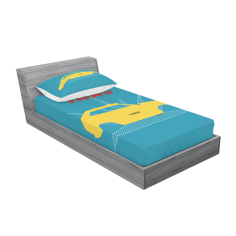 Microfiber Sheet Set, Twin XL Sheet Set with Fitted Sheet