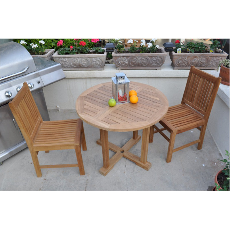 Montage Saratoga 3 Piece Teak Dining Set