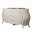 Commode Edalene au fini blanc perle