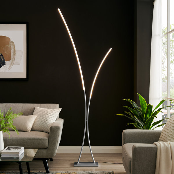 Wade Logan® Bilbey 85'' LED Arched/Arc Floor Lamp & Reviews | Wayfair