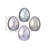 4" Resin Foiled Egg