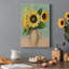 Tournesol après-midi II - impression sur toile tendue-984917145