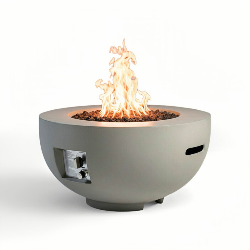 40,000 BTU Round Propane Fire Pit Table