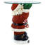 Glass Top Figurine End Table