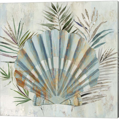 «Turquoise Shell» par Aimee Wilson, art sur toile (ensemble de 2)