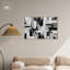 "Melosa", art mural moderne abstrait noir et blanc par Art Remedy-104439451-104439455