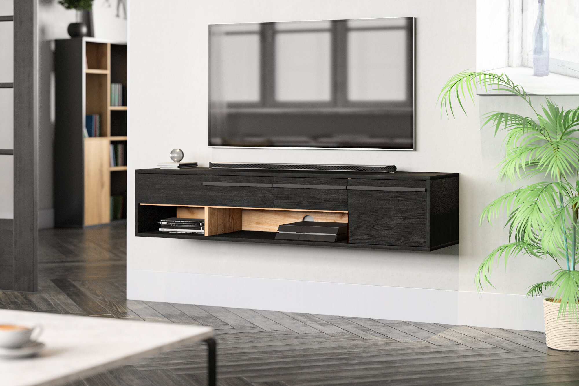 60 floating 2024 tv stand