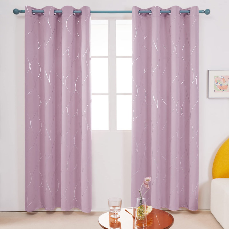 Coleston Blackout Curtain Pair, 55cm Width x 245cm Drop