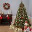 Jersey Fraser 7.5' Green Fir Artificial Christmas Tree with 1000 Warm White LED Lights Includes Stand-1292873042
