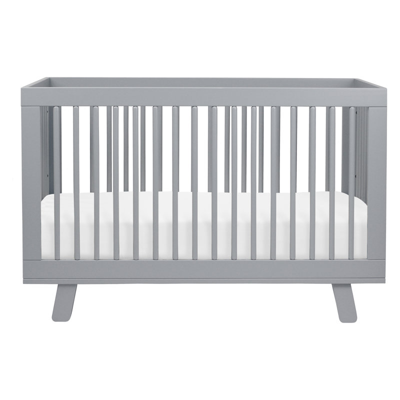Hudson 3-in-1 Convertible Crib, Gray