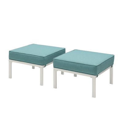 Outdoor Ottoman with Cushion