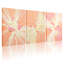 Abstrait abstrait floral, ensemble de 3 impressions murales sur toile-446447781