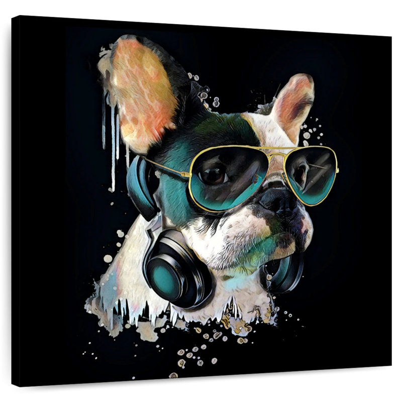 Bouledogue français Crowle, H 16 po x l 16 po