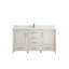 Meuble-lavabo simple 60 po avec comptoir en quartz Aberdeen