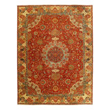 One-of-a-Kind Rectangle 9'1" X 12'1" Hand Knotted Area Rug