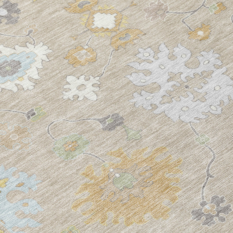 Machine Washable Indoor/Outdoor Chantille ACN2675 Global Rug, 2'6" x 3'10", Dune