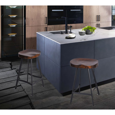 Counter Stool with Metal Frame