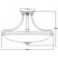 Fremont Frosted Glass Semi Flush Mount