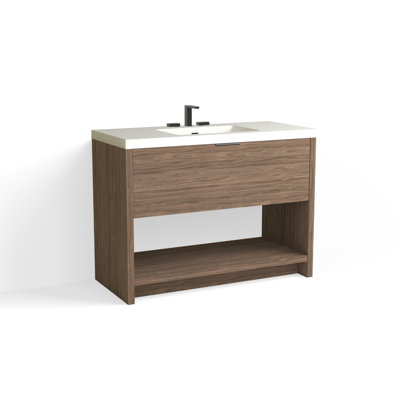 Vista 48" W Freestanding Single Bathroom Vanity