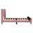 Upholstered Platform Bed,Velvet-1524887401-1524887407