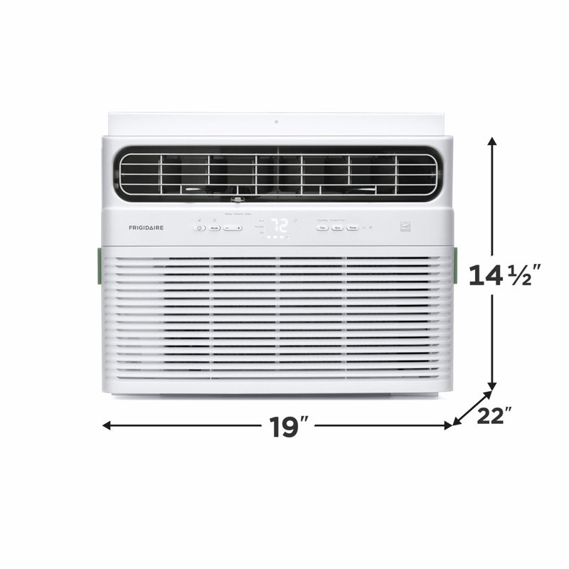 Frigidaire FHWW125WE1 Smart Inverter Window Air Conditioner, Quiet, 12000 BTU
