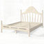 Lit plateforme avec tête de lit chic, structure en bois massif, support à lattes, pas de sommier tapissier, conception basse à terre-718216220-718216219