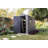 Darwin 4 ft. W x 6 ft. D Durable Resin Outdoor Storage Shed With Floor and Window for Garden Patio Furniture and Tools, Grey