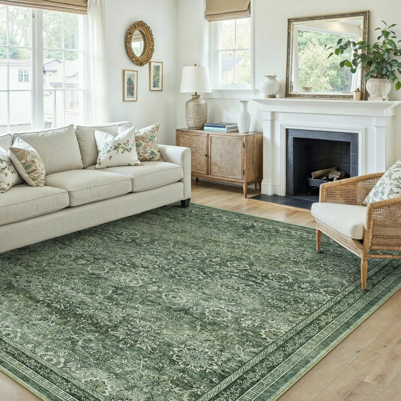 Tapis oriental Elyria Performance, Rectangulaire 8 pi x 10 pi