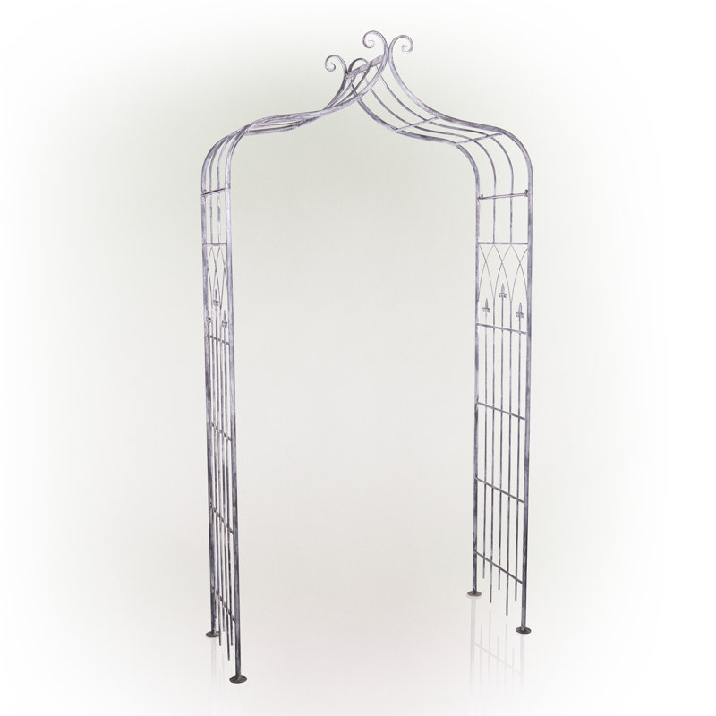 45'' W x 19'' D Metal Arbor in Gold