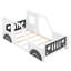 Lit plateforme classique avec roulettes en forme de voiture-1494474042