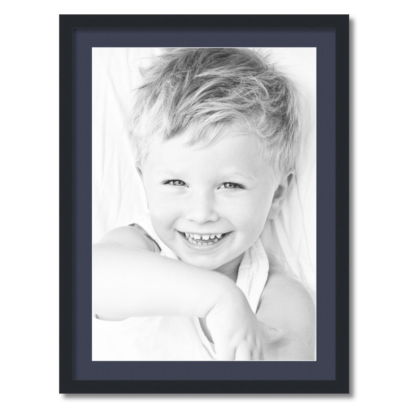 Cadre pour photo simple 20 "x 28" en bois mat, Geai bleu