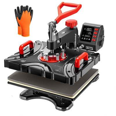 Upgraded Swing Away Clamshell Printing Sublimation Heat Press