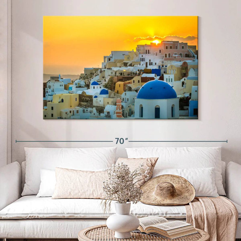 Ravi Oia Sunset Glow, 34" H x 51" W